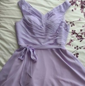 Lavender Bridesmaids Dress